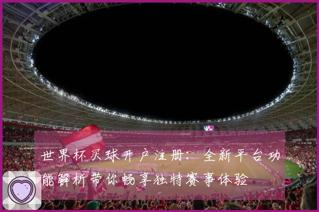 世界杯买球开户注册：全新平台功能解析带你畅享独特赛事体验